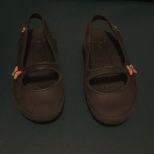Butterfly crocs sz.11 great used condition